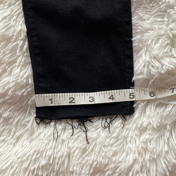 Adriano Goldschmied The Legging Ankle black distressed jeans 28R - Picture 8 of 10